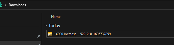 Downloaded Mod archive